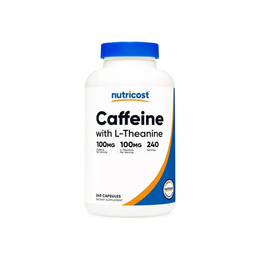 CafeÃna con L-Teanina 100mg/100mg en Cápsulas — Nutricost