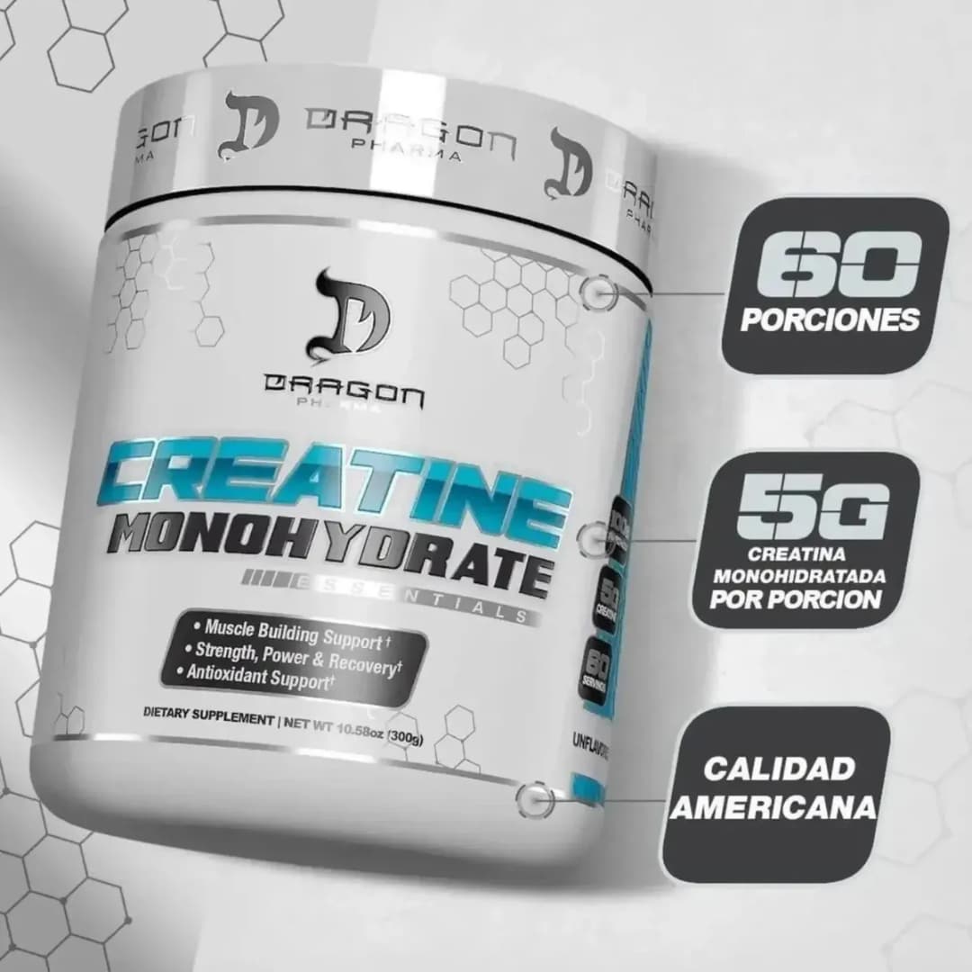 Creatina Monohidratada Dragon Pharma 300g