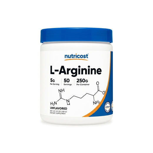 L-Arginine Nutricost Polvo Sin Sabor 5 g 250 g