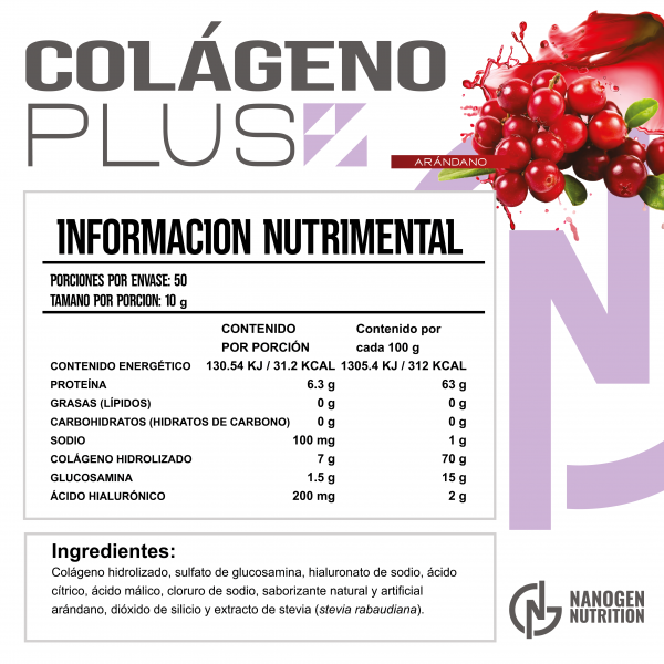 Colágeno Plus — Hidrolizado con Vitamina C 500 g