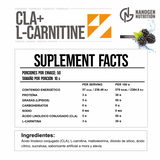 Cla + Carnitina Suplemento Nanogen Nutrition 500g 50 Servs