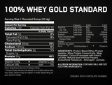 WHEY 100% GOLD STANDARD OPTIMUM NUTRITION 80 SERVICIOS 5LBS. (2.56 KG)