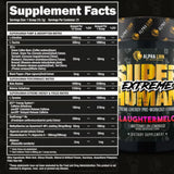 Alpha Lion Superhuman Extreme Grapezilla | Pre-Entreno 4g L-Citrulina + 350mg Cafeína SXT | 21 Servicios
