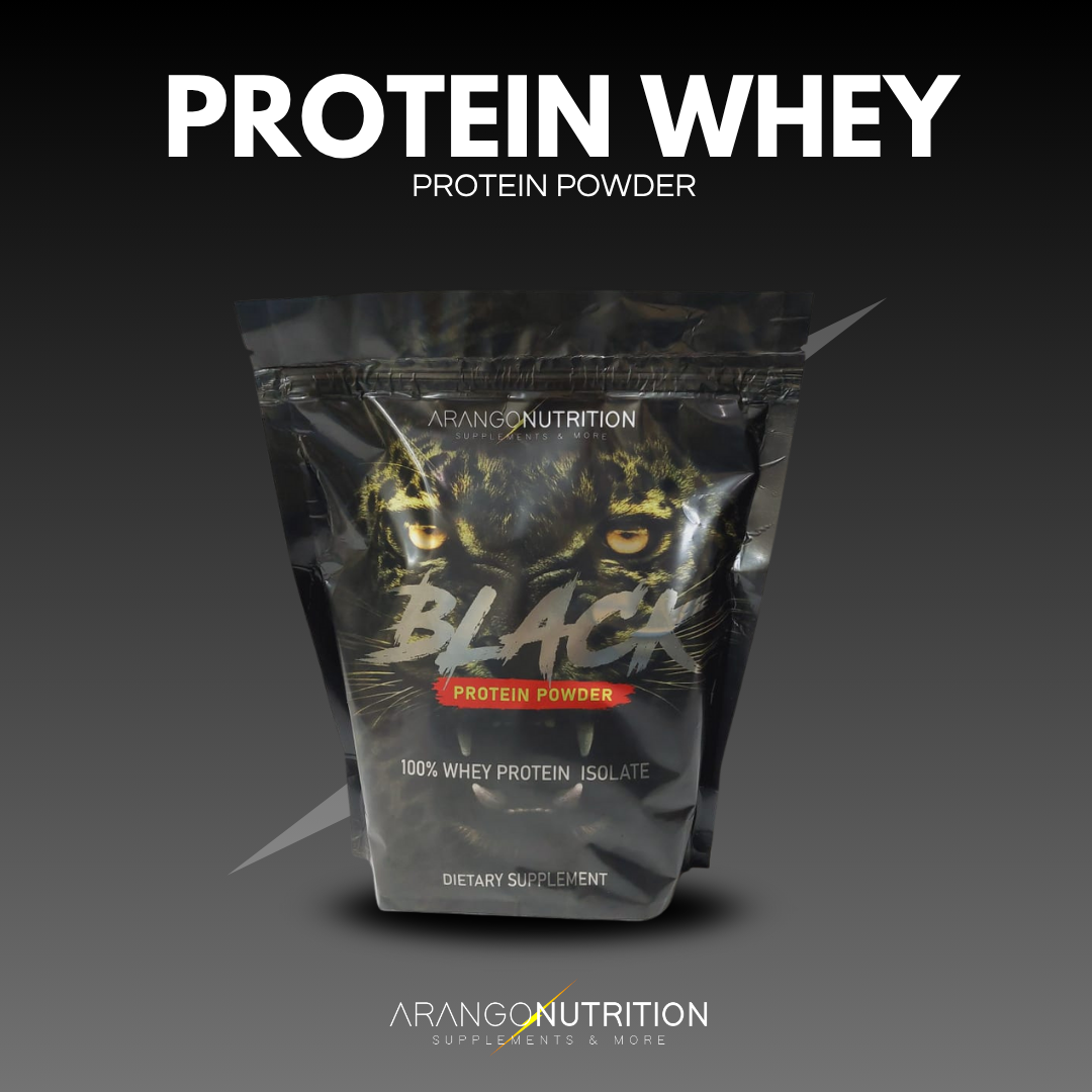 Black Proteina Powder Arango Whey Isolate Hidrolizado 25 g 2.5 lb