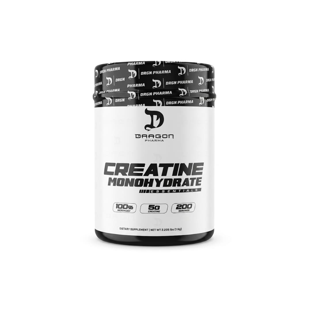 Creatina Monohidratada Dragon Pharma Essentials (1 kg – 200 Servicios)