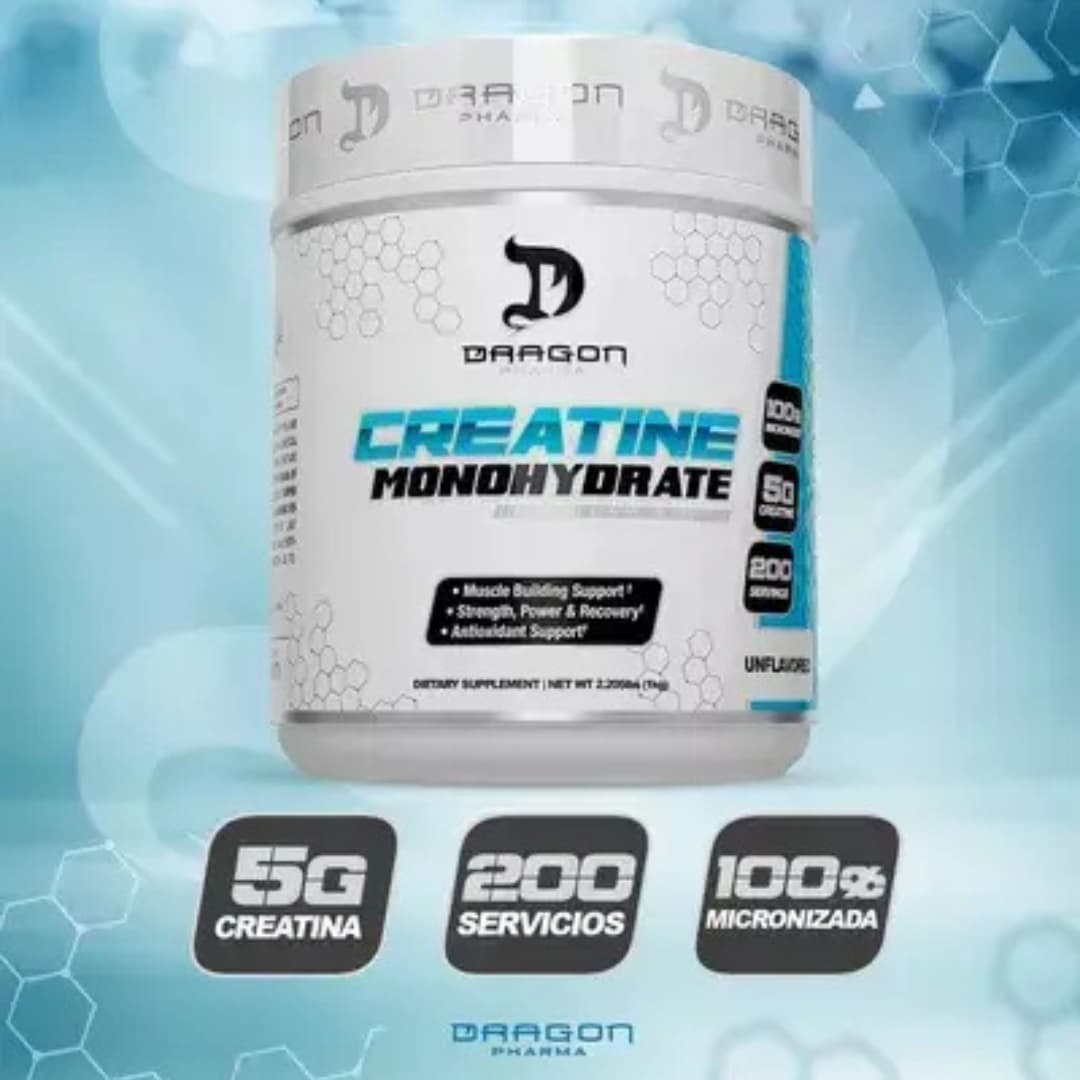 Creatina Monohidratada Dragon Pharma 300g