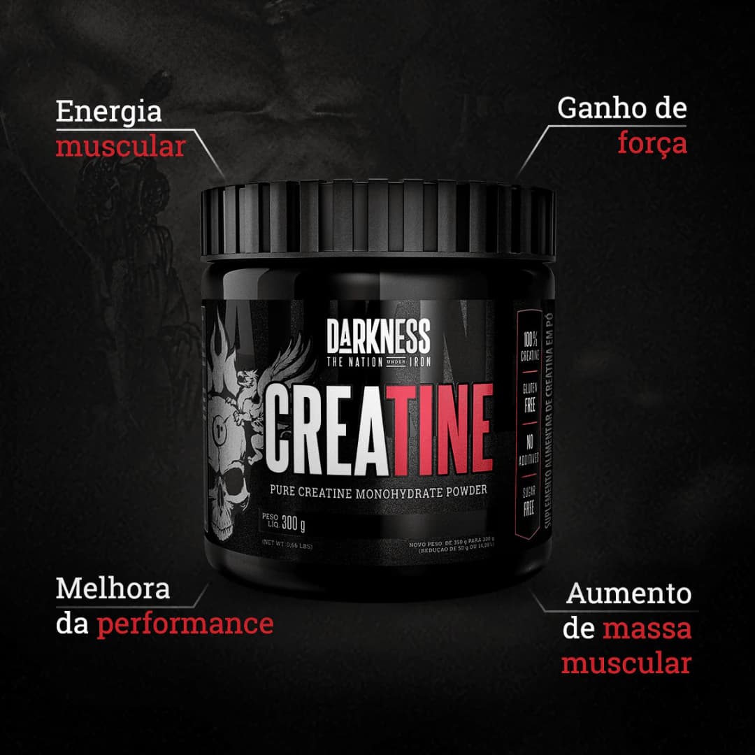 Pure Creatina Monohidratada Powder Darkness 3 g 300 g