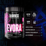 Pre entreno Darkness Évora XT for Extreme Training 400 mg Cafeína 2,000 mg Beta Alanina 300 g