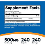Glutatión Reducido 500 mg en Cápsulas — Nutricost