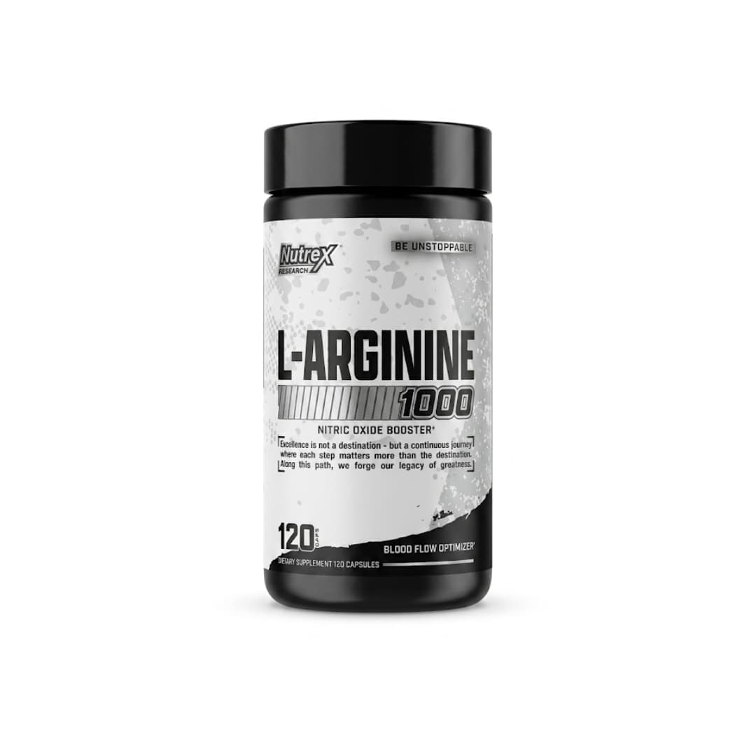 L-Arginine 1000 Nutrex Research Aminoácido 120 Cápsulas