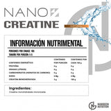 Nano Creatine Monohidrato 500 g 100 Servicios | Nanogen
