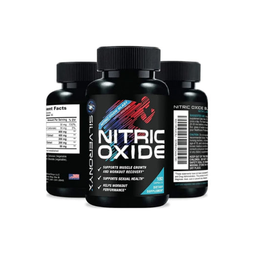 Nitric Oxide Blast SilverOnyx L-Arginina L-Citrulina 180 Cápsulas