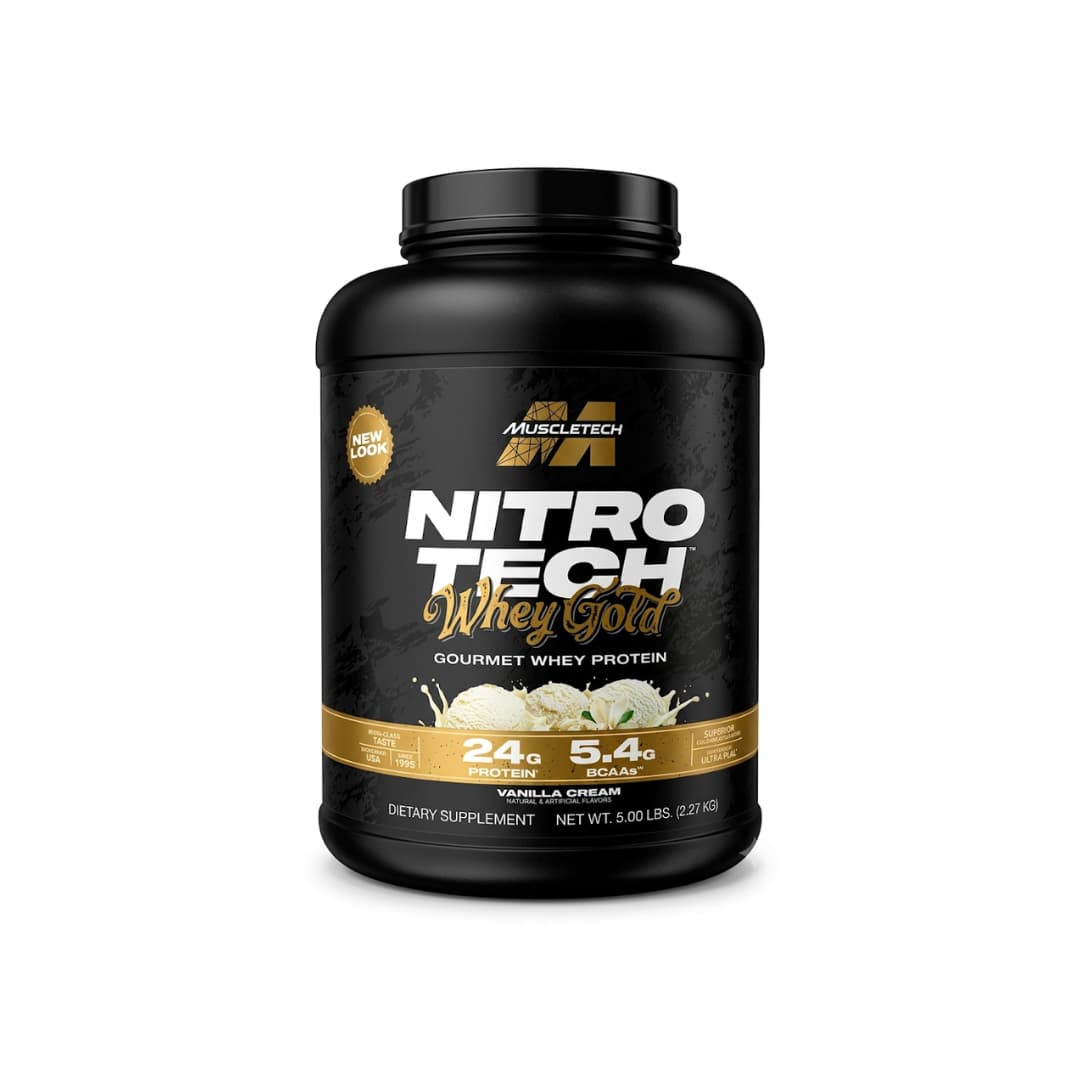 Nitro-Tech Whey Gold MuscleTech 24 g Proteína 2.27 kg