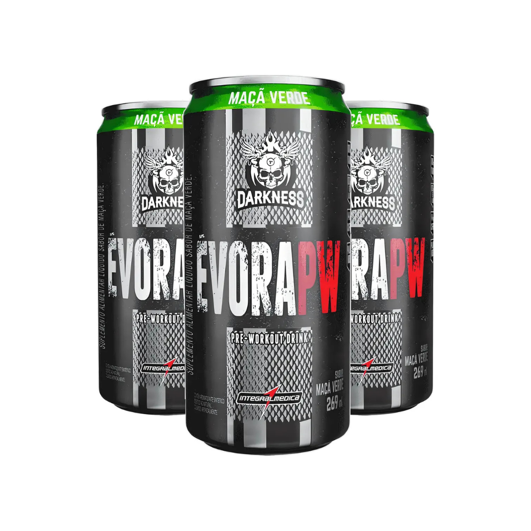 Pre-Entreno Líquido Évora PW Drink Darkness 269ml – Manzana Verde