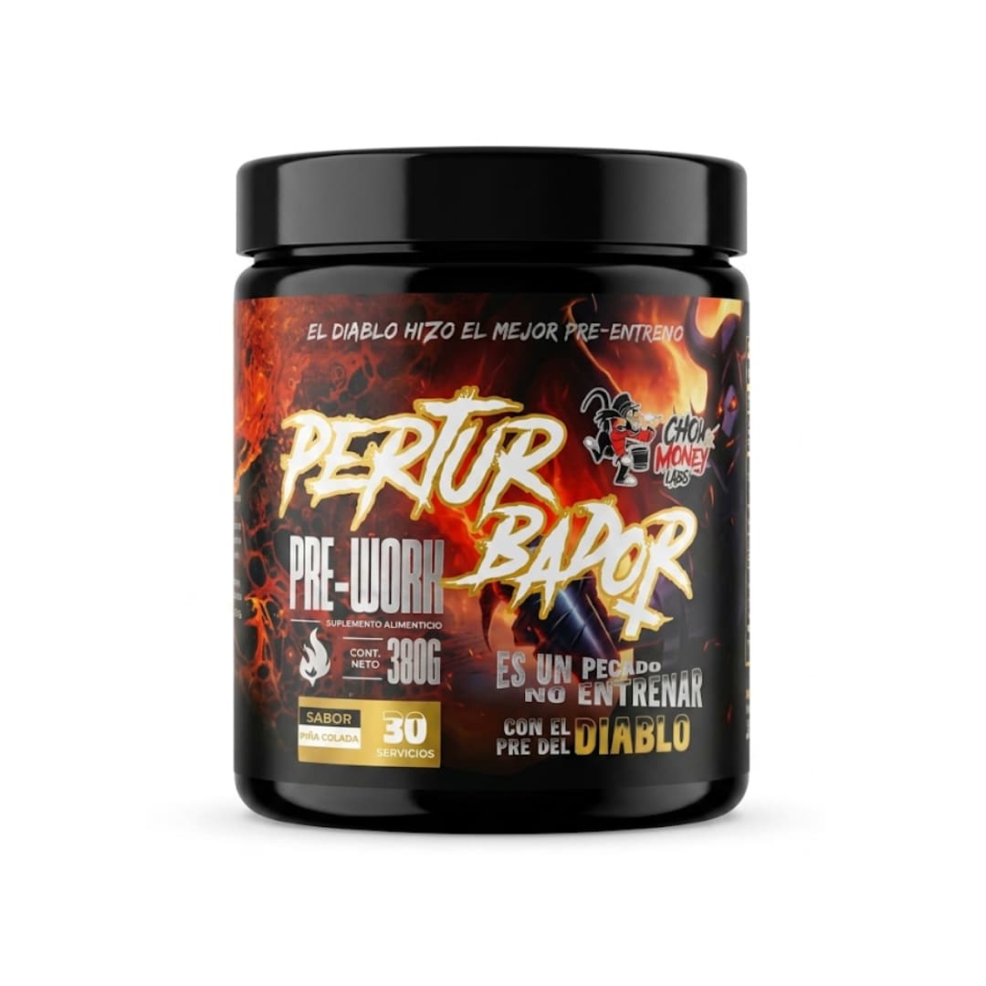 Preentreno Perturbador Pre-Work 380 g 30 Servicios