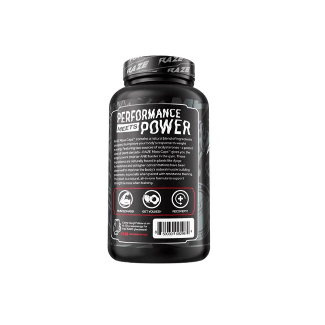 Repp Sports Raze Mass Caps 120 Cápsulas 30 Servicios Extractos Vegetales