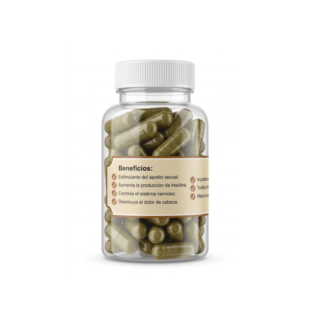 Suplemento Natural de Ginseng y Maca | 100 Cápsulas