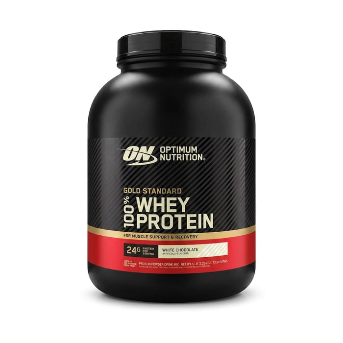 WHEY GOLD STANDARD OPTIMUM NUTRITION 74 SERVIDAS 5LBS (2.22KG)